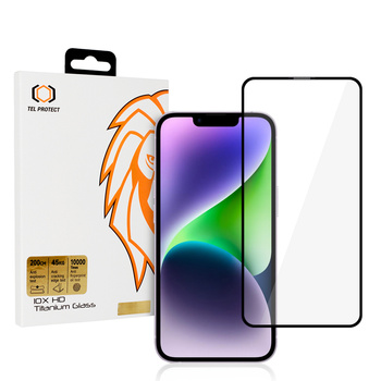 Gehärtetes Glas Tel Protect 10X HD Titanium Displayschutz für Iphone 14 Plus