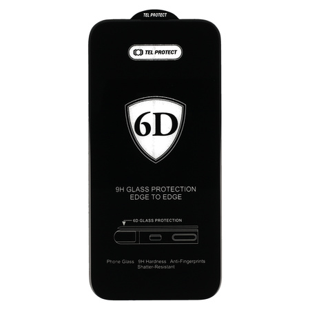 Gehärtetes Glas Tel Protect Full Glue 6D für SAMSUNG GALAXY A14 4G/5G schwarz