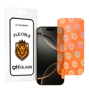 Hartowane szkło hybrydowe Tel Protect Best Flexible do IPHONE 16 PRO