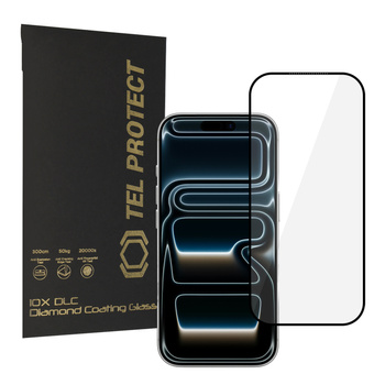Hartowane szkło Tel Protect 10X HD DLC Diamond Coating do Iphone 17 Pro/18 Pro (koperta)