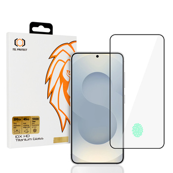Szkło hartowane Tel Protect 10X HD Titanium ochrona ekranu wyświetlacza do Samsung Galaxy S25 Plus/S24 Plus