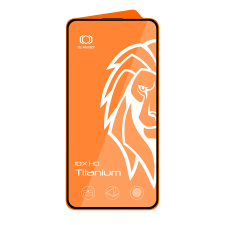 Szkło hartowane Tel Protect 10X HD Titanium ochrona ekranu wyświetlacza do Iphone 15 Plus