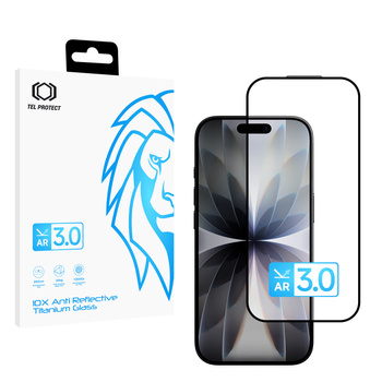 Hartowane szkło Tel Protect 10X AR 3.0 AntiReflective Titanium Glass do Iphone 16 Pro Max