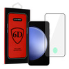 Hartowane szkło Tel Protect Full Glue 6D do SAMSUNG GALAXY S22/S23 CZARNE (with fingerprint unlock)