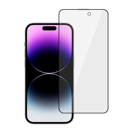 Szkło hartowane Tel Protect 10X Privacy Titanium prywatyzujące antyszpiegowskie do Iphone 14 Pro