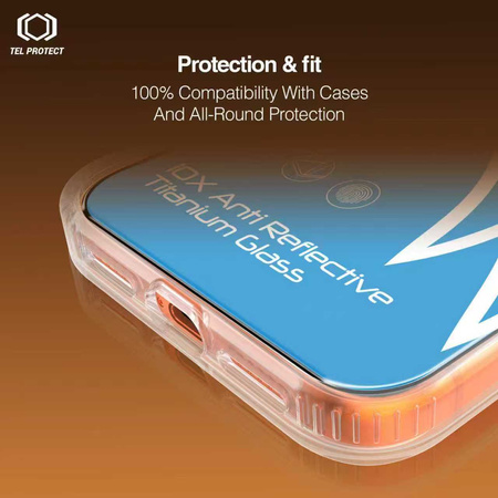 Hartowane szkło Tel Protect 10X AR 3.0 AntiReflective Titanium Glass do Samsung Galaxy S24/S25
