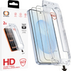 Hartowane szkło Tel Protect Dust-Free Easy Fit Full Glue 6D do Samsung Galaxy S25 czarne (with fingerprint unlock) - 2 sztuki