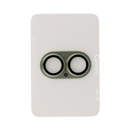 Gehärtetes Glas Tel Protect 95% AR+AF Full Metal Camera Protector Kameraschutz für Iphone 17 grün (Kamerainsel)