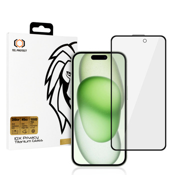 Szkło hartowane Tel Protect 10X Privacy Titanium prywatyzujące antyszpiegowskie do Iphone 16