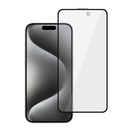 Szkło hartowane Tel Protect 10X Privacy Titanium prywatyzujące antyszpiegowskie do Iphone 15 Pro