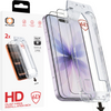 Gehärtetes Glas Tel Protect Dust-Free Easy Fit Full Glue 6D für Iphone 16 Pro/17 schwarz - 2 Stück