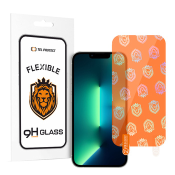 Hartowane szkło hybrydowe Tel Protect Best Flexible do IPHONE 13/13 PRO/14/16E/17E